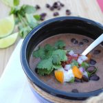 Black Bean Soup with Bacon
