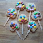 Peanut Butter cookies on a stick