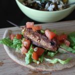 Pork Koftas with tomato dill salsa