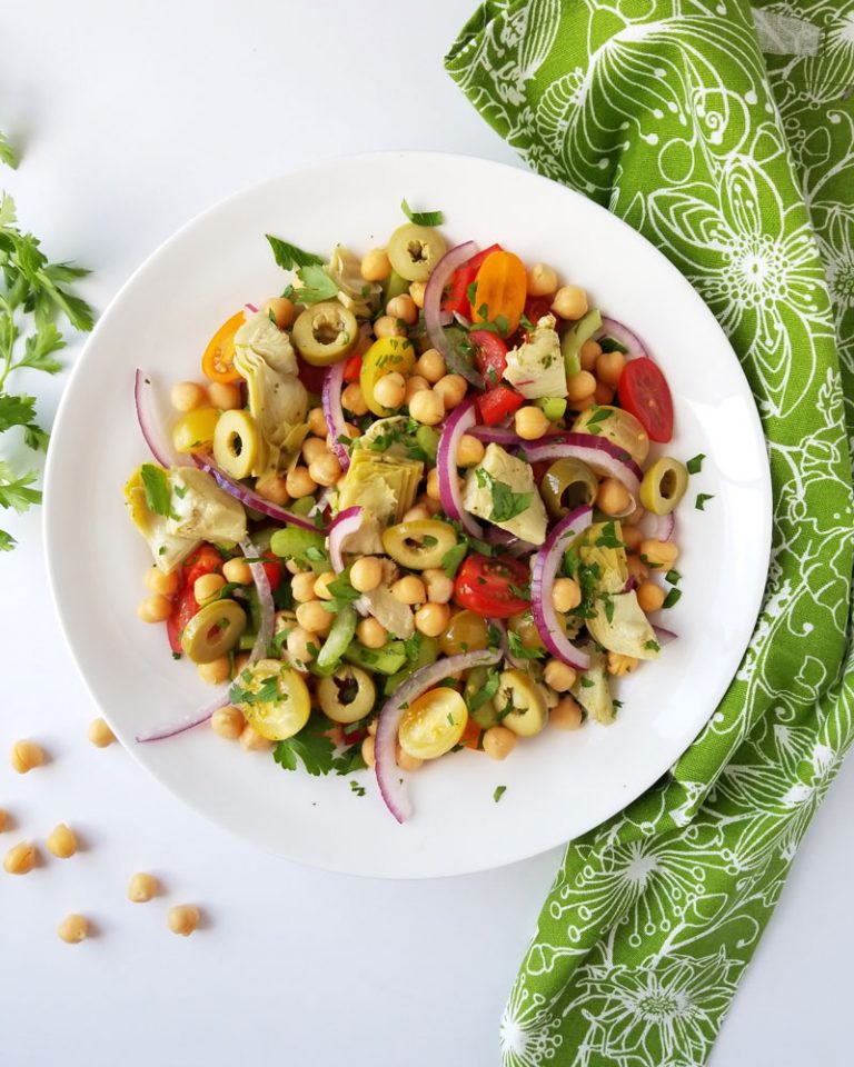 Chickpea and Artichoke Salad