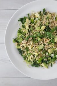 green quinoa salad