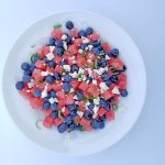 Watermelon, Blueberry, Mint and Feta Salad