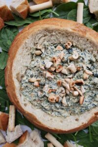 curried up spinach dip