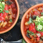 Roasted Poblano Turkey Chili