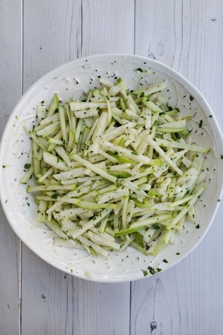 Jicama & Green Apple Slaw