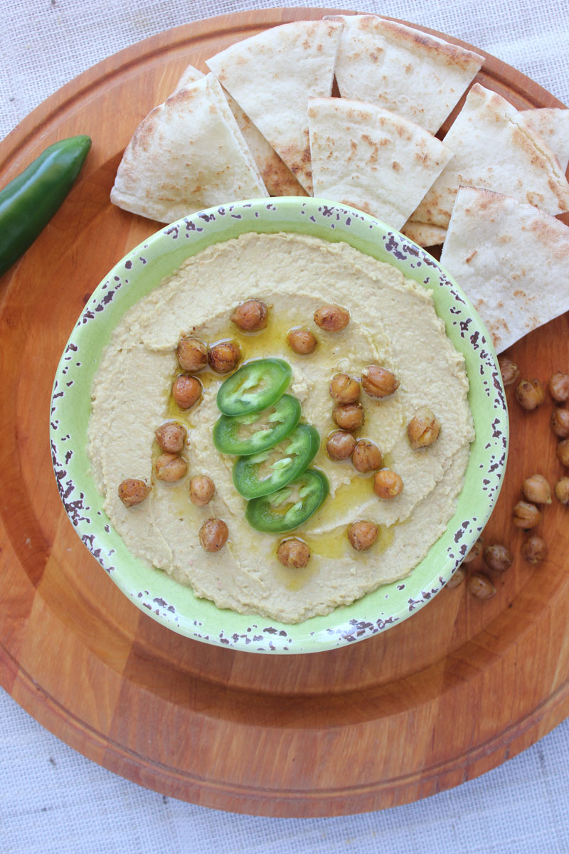 Roasted Jalapeno Hummus