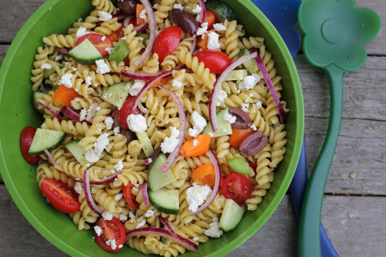 Greek Pasta Salad Bakersbeans (Wanda Baker)