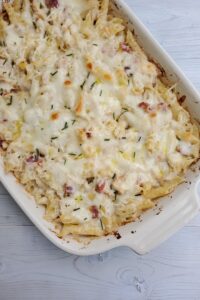 Baked Chicken and Pancetta Penne