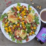 Fall Harvest Salad with Elderberry Syrup Dressing