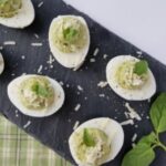 pesto deviled eggs