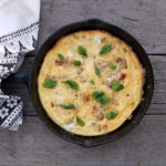 Chorizo Leek Frittata