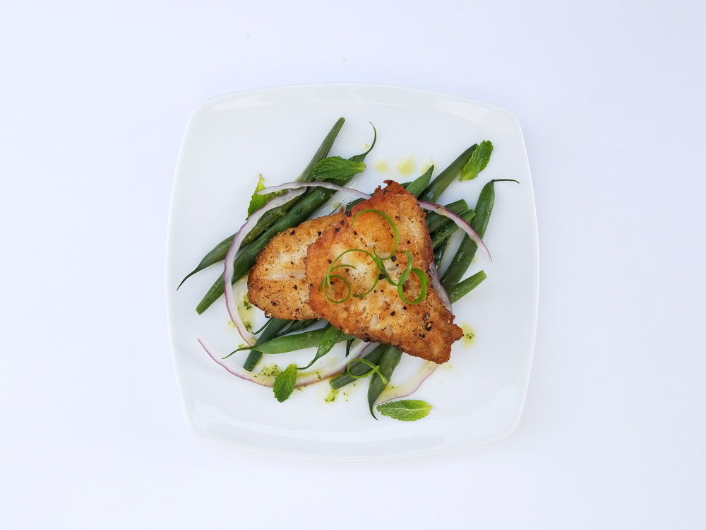 Red Snapper with Green Beans