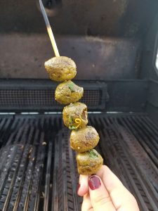 Grill your olives and watch them melt in your mouth