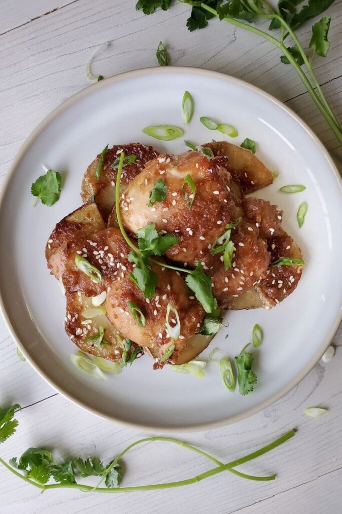 Miso Roasted Chicken Thighs Bakersbeans (Wanda Baker)