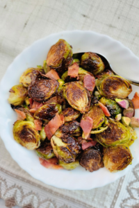 brussles sprouts with pistachios