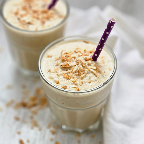 Vietnamese iced blended coconut coffee