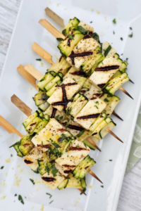 Zucchini and Haloumi Skewers v1